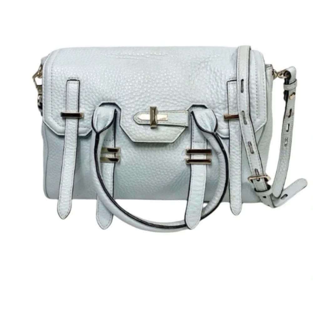 REBECCA MINKOFF Jules Satchel Light Blue